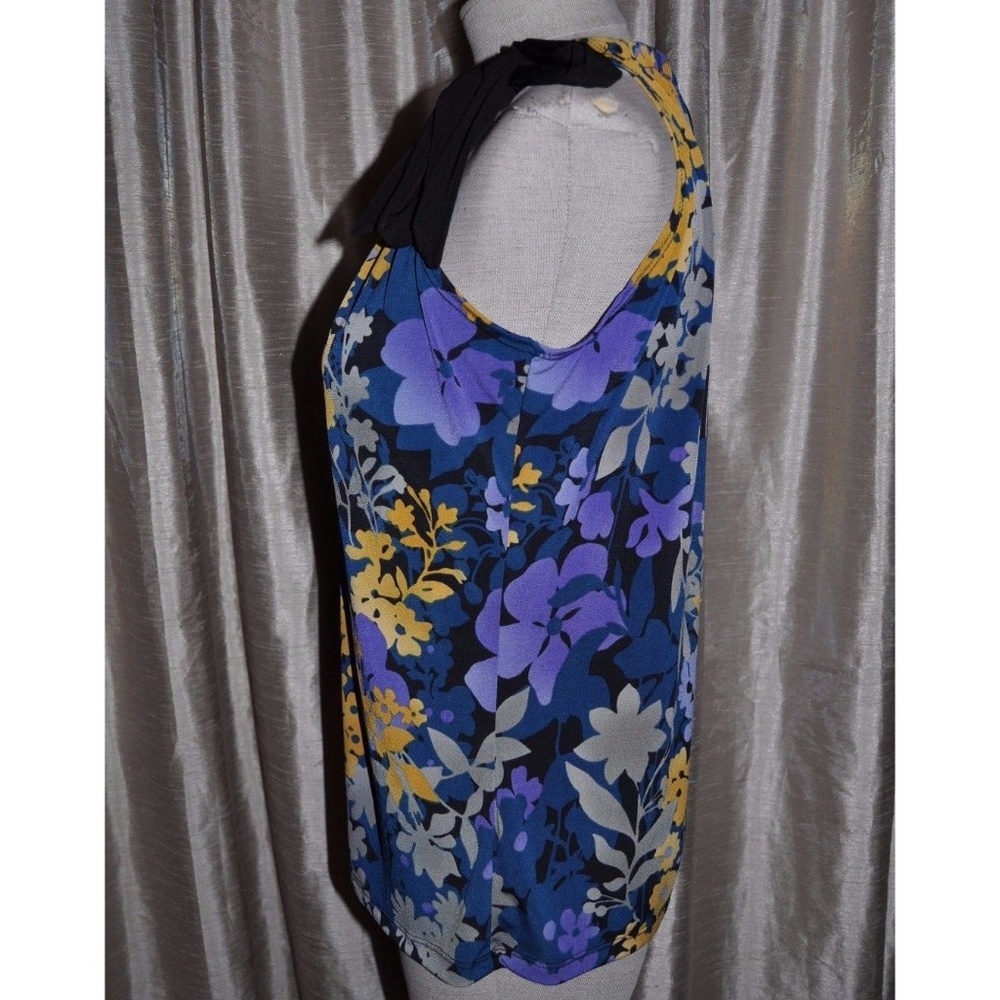 FENN WRIGHT MANSON Floral Shoulder Tie Tank Top D1 - Picture 4 of 7